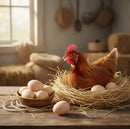 Kit 24 Ovos Falsos Plástico Para Indez Galinha, Cor Ovo Caipira Marrom, Estimula Postura Correta, Evita Ovos Quebrados