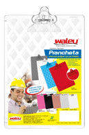 Prancheta Acrílica Ofício Super Waleu Cor Cristal