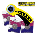 Cortador Circular 45mm Lanmax + 3 Lamina Extra Tecido Papel