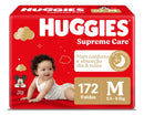 Huggies Fralda Descartável Máxima Proteção M - 172 Un