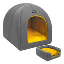 Toca 2x1 Amarelo Avuk Pet Cama Cachorro Gato Casa Cabana