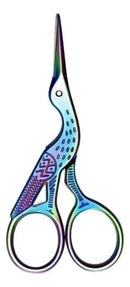 Tesoura Pássaro Bordar Crochê/design Sobrancelhas Furta Cor