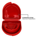 Muvin PTB-100 protetor bucal profissional cor vermelho