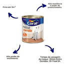 Massa Corrida Coral 1,5kg Branco Fosco