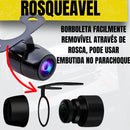 Câmera De Re Automotiva Hd Infravermelho Visão Noturna Colorida Universal Veicular Carro Borboleta 2 Em 1 A Prova D'agua