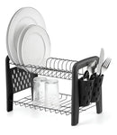 Escorredor de Pratos Duplo Desmontavel Black Arthi