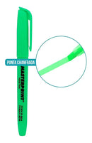 12 Unidades Caneta Marca Texto Masterprint Verde Premium