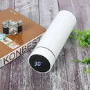 Garrafinha Térmica Inox Squeeze Água Gelada Display Digital Cor Branco