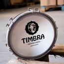 Tamborim Timbra De 6 Polegadas Madeira Contemporânea Gope Cor Chocolate