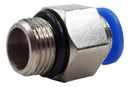 10 Conexão Pneumática Engate Rápido Reta Macho 1/4 Bsp X 8mm