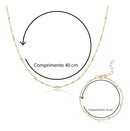 Conj Colar Pulseira Bolinha Delicado Banhado Ouro Semi Joia Dourado