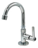 Torneira De Lavatório Banheiro Bica Móvel Metal 1/4v Barato Prateado