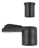 Travas Tramela Removível Para Tela Mosquiteiro - 20 Unid Preta