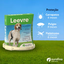 Coleira Anti Pulgas E Carrapatos Leevre M/g - 63cm Ouro Fino