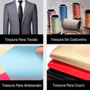 Tesoura Profissional de Alfaiate Tecelão VBS Brasil Corte Costura 9 Polegadas Cor Preto Eva Artesanato Tecido Arte Em Geral
