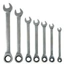 Chave Combinada Catraca Jogo De Chaves Com 7 Peças De Aço 08 A 19mm Reforçado Bmb-01 Indufer