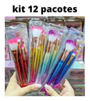 Kit 12 Pacotes De Pincel Sereia Para Revenda Atacado Sortidas