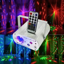 Canhão Raio Laser Holográfico Rgb C/ Controle Festa