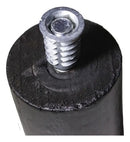 Pé De Cama Box Kit 12 Pés 12cm Com 2 Chapas União E Buchas