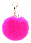 Chaveiro Pompom Brasil Rosa pink