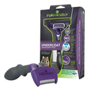 Escova Furminator Para Gato Médio/grande Pelos Longos Cor Roxo