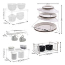 Organizador De Armário De Cozinha Kit Com 5 Organizadores