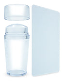 Carimbo De Silicone Decoração Unhas Com Raspador Francesinha Unha Manicure