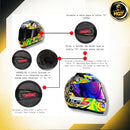 Botao Fixaçao Reparo Viseira Capacete Fw3 Gt Gtx Ls2 Ff358 Preto