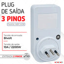 Timer Temporizador De Tomada Digital Programável Lcd Bivolt Com 18 Programações Inteligentes Economia De Energia Automação Para Piscina Bomba Hortas Jardins
