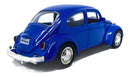Carrinho De Ferro Fusca Clássico 1/32 Miniatura Coleção Cor Azul-escuro