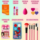 Estojo De Maquiagem Infantil Kit Combo Maleta Excluisiva