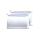 02 Fronhas De Cetim Anti Frizz 70cm X 50cm Par Branco