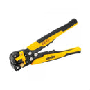 Alicate Decapador Vonder Fios Eletricista 0.2mm² 6.0mm² Cortador E Crimpador Profissional 8 Polegadas 203mm - Preto e Amarelo 32g