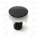 Plug Tapa Furo Pia Lavatório Bidê Cromado Abs 1/2 Luxo Cor Preto