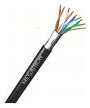 Rolo 100m Cabo De Rede Lan 4px24awg Blindado Cobre Megatron