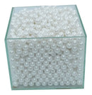 Perola Abs Inteira 8mm C/furo 1000 Und 250g Perolas Cor Branca