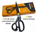 Tesoura Costura Profissional Alfaiate Inox Tecido Malha 9
