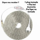 6m Fita Led 110v Branco Quente 300 127V