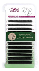 Cílios Fadvan W 8d Tamanho Único E Mix 8- 1 cm 8DW /4D DUPLO