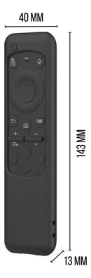 Capinha Para Controle Remoto Tv Samsung Qled 4k Bn59-01432 Cor Preto