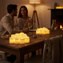 Kit 12 Velas De Led Eletrônica Decorativa + Bateria