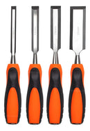 Jogo Kit 4 Peças Formão Profissional Para Entalhar Madeira Idea ID-5173H