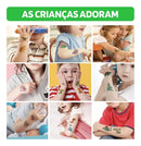 320 Tatuagem Temporária Infantil Menino Bluey & Bingo Colorido