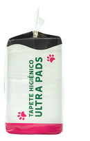 Petlike Ultra Pads tapete higiênico com carvão ativado 80x60cm 30 unidades