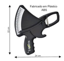 Fitmetria Adipômetro Plicômetro Clínico Medidor De Gordura Corporal Cor Preto