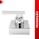 Acabamento Quadrado Registro Luxo 1/2 A 3/4 Deca Similares Acabamento Brilhante Cor Prateado