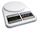 Balança Eletrônica Digital De Cozinha Pesa De 1gr Até 10kg Cor Branco e Nutrição