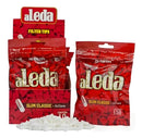 Caixa De Filtro Aleda Vermelho Slim Classic - 10 Bags Sabor Sem sabor