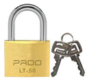 Cadeado De Latão Pado Lt 50mm 2 Chaves Não Enferruja Cor Dourado