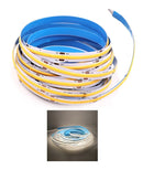 Fita Led Cob Branco Quent 3000k 5mts 8mm 252 Leds/m 12v Ip20 Luz Branco-neutro